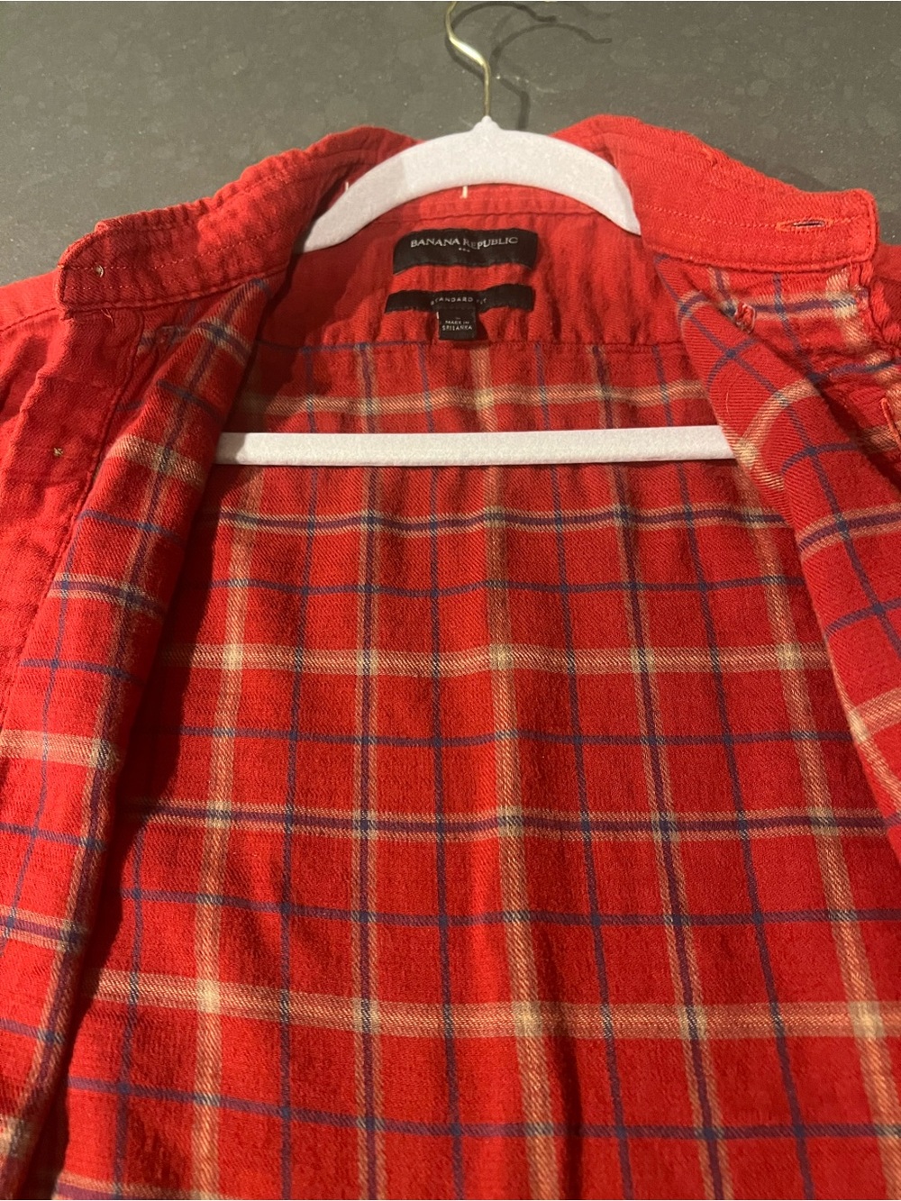 Banana Republic Women’s Red Plaid Lined Shacket Shirt Jacket Size S - Picture 7 of 10